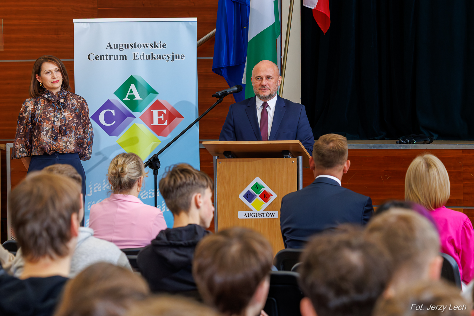 Przem&oacute;wienie Wicestarosty Augustowskiego W. Szczudło podczas spotkania