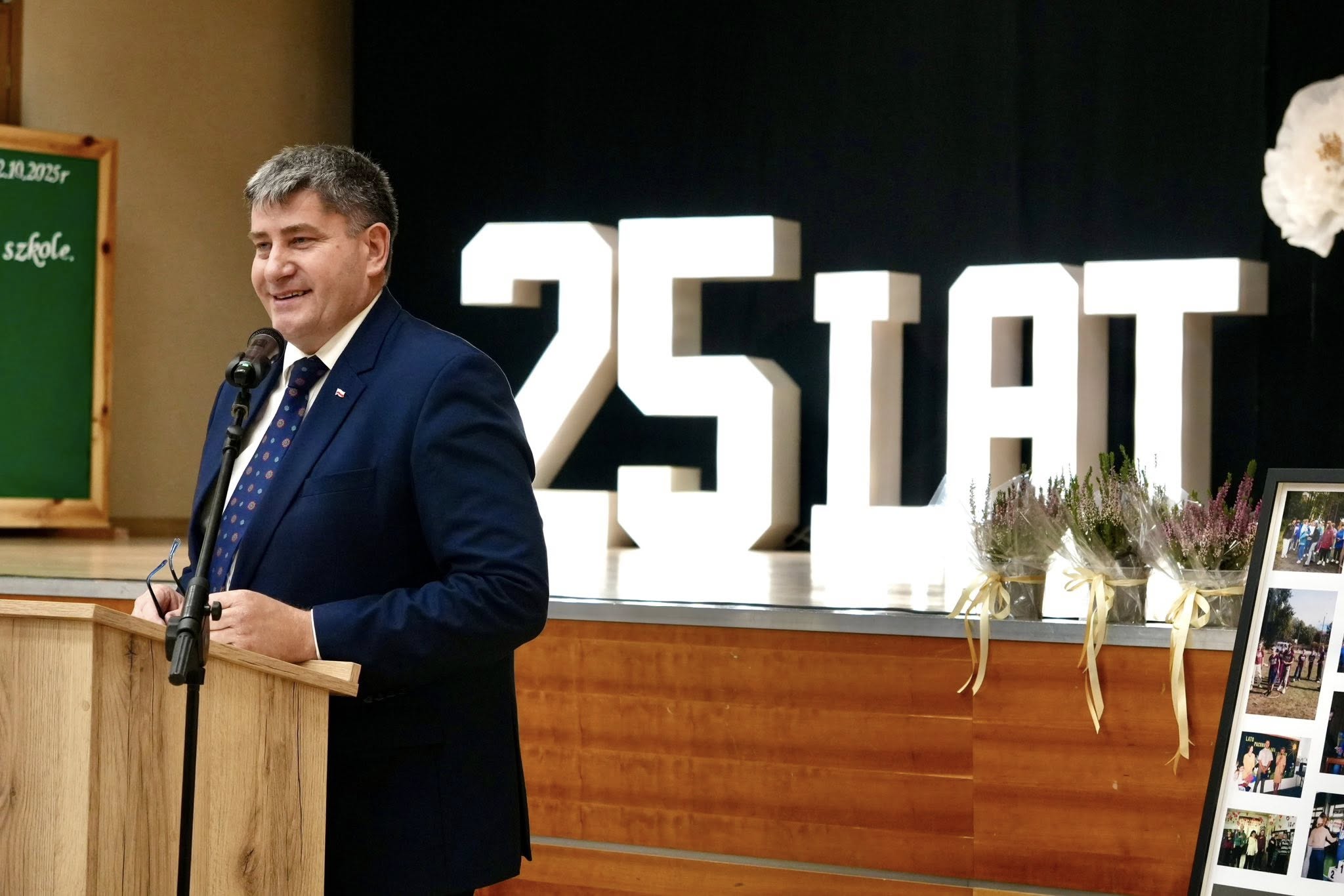 1-	Przemówienie Starosty Piotra Rusieckiego podczas uroczystości 25-lecia ZSS w Augustowie